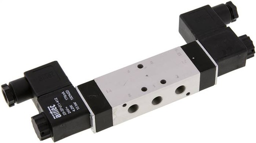 [V2PTG] 5/3 G1/8'' Middenuitlaat Magneetventiel 230V AC 3-10bar/42-140psi Airtec