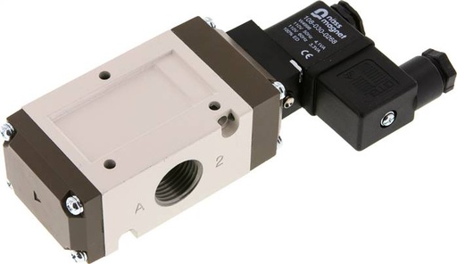 [V2PVR] válvula solenoide 3/2 G1/2'' NC 24V DC 1.5-10bar/21.0-140psi YPC