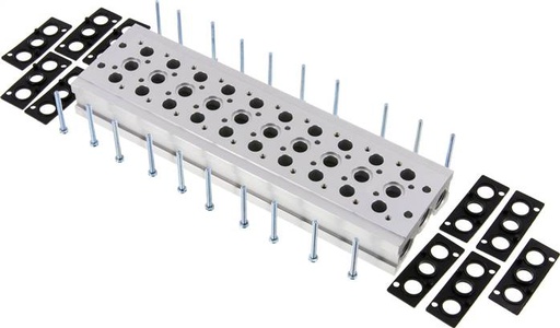 [V2Q9C] Manifold 10-Stations YPC SF2000 5/2 5/3-weg