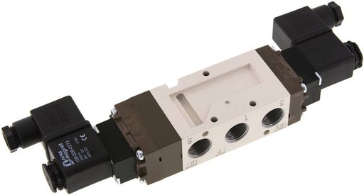 [V2Q9F] 5/3 G3/8 '' Middenuitlaat Magneetventiel 24V AC 2-10bar/28-140psi YPC