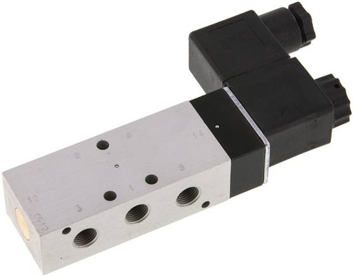 [V2QJW] válvula solenoide 5/2 G1/8'' 115V AC 3-10bar/42-140psi Airtec