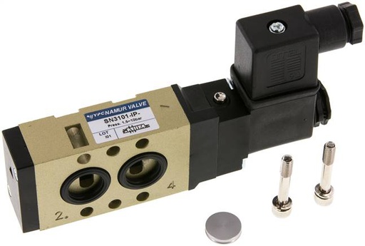 [V2RBT] 5/2 G1/4'' NAMUR Solenoid Valve 24V DC 1.5-10bar/21.0-140psi YPC