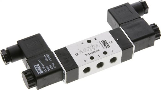 [V2RR4] electrovanne bistable 5/2 G1/8'' 24V DC 2.5-10bar/35.0-140psi Airtec
