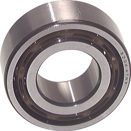 [W22ES] Double Row Angular Contact Ball Bearing 75x130x41.3mm DIN 628 Open