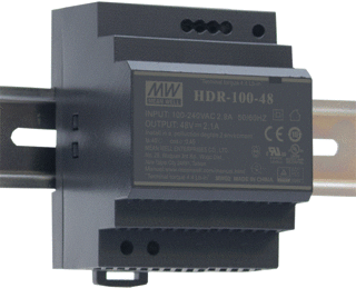 [E229F] Fuente de alimentación universal Mean Well HDR 24V 4.2A | HDR-100-24N