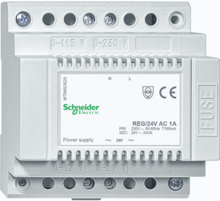 [E25YK] Schneider Electric Merten KNX AC Netzteil 24V AC/1A | MTN663529