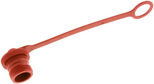 [F23CV-X2] M 28 x 2 Plastic Dust Protection Cap For Coupling plug ISO 14541 [2 Pieces]