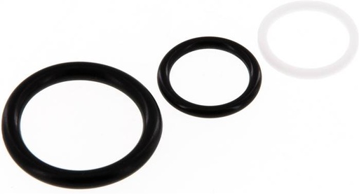 [F23D2-X2] PTFE/NBR Seals Set for ISO 14541 Hydraulic Coupling (M 24 x 2 and 35 mm) [2 Pieces]