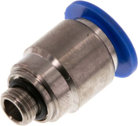 [F24WE-X2] Racor rápido de 12mm x G1/8'' con rosca macho latón/PA 66 NBR hexágono interior [2 piezas]