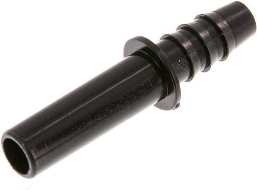 [F25Q2-X5] 8mm x 6mm Plug-in Fitting with Hose Pillar PA 66 NBR [5 Pieces]