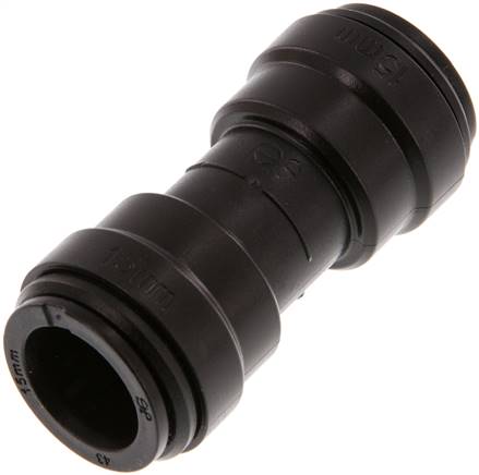 [F262V-X2] Raccord enfichable 15mm POM NBR [2 Pièces].