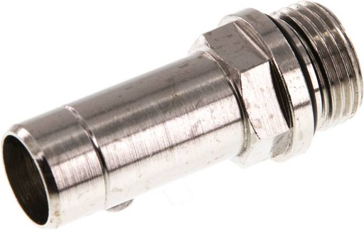 [F26KW-X2] 14mm x G3/8'' Steckverschraubung mit Außengewinde Messing NBR [2 Stück]