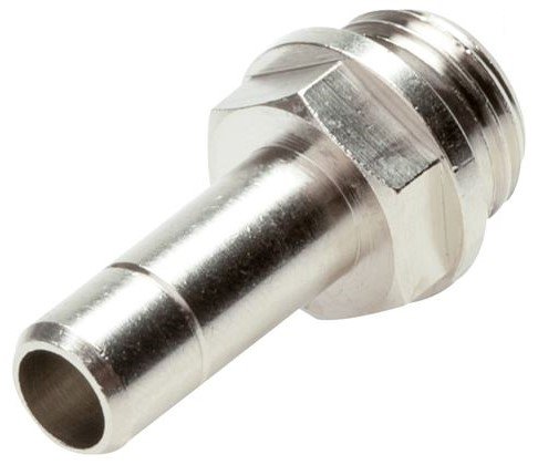 [F26KZ-X5] Racor de 8mm x G1/4'' con rosca macho de latón FKM [5 piezas]