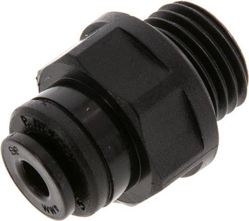 [F26ZF-X5] Raccord enfichable 4mm x G1/4'' avec filetage mâle POM NBR [5 pièces].