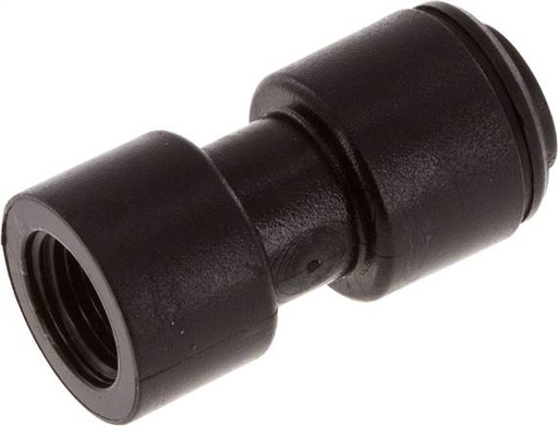 [F26ZT-X2] Raccord enfichable 6mm x G1/8'' avec filetage femelle POM NBR [2 pièces].