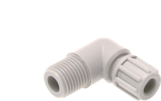 [F28EW-X2] 8x6mm & G3/8'' PA Elbow Compression Fitting with Male Threads 10 bar [2 Pieces]