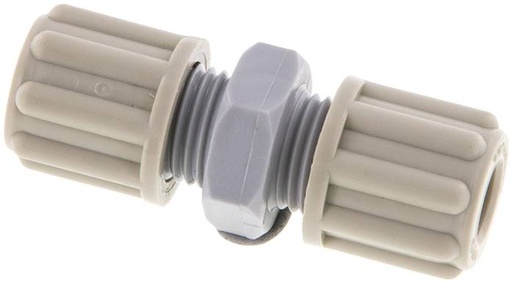 [F28PG-X5] 6x4mm PA Straight Compression Fitting 10 bar [5 Pieces]