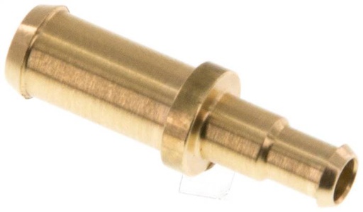 [F292Y-X5] 6 mm & 4 mm Brass Hose Connector [5 Pieces]