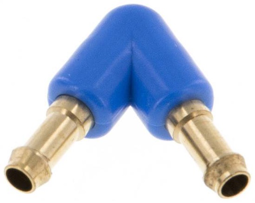 [F293B-X2] 3 mm Brass/Plastic V-shape Hose Connector [2 Pieces]