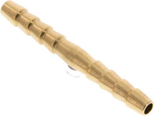 [F295A-X5] 5 mm Brass Hose Connector 50mm [5 Pieces]