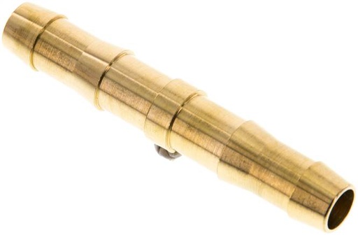 [F295M-X2] 9 mm (3/8'') Brass Hose Connector DIN EN 560 [2 Pieces]