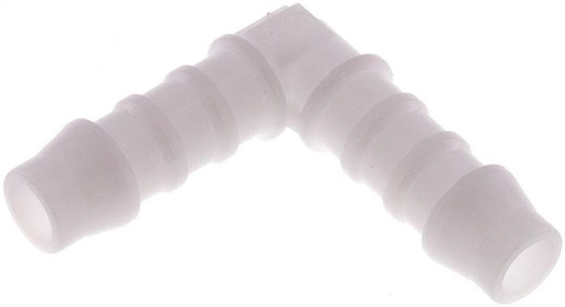 [F2979-X10] 8 mm (5/16'') POM Elbow Hose Connector [10 Pieces]