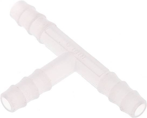 [F2984-X2] 6 mm (1/4'') PVDF Tee Hose Connector [2 Pieces]