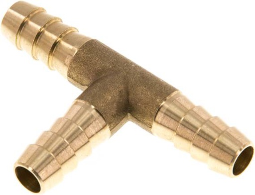 [F298B-X2] 9 mm (3/8'') Brass Tee Hose Connector [2 Pieces]
