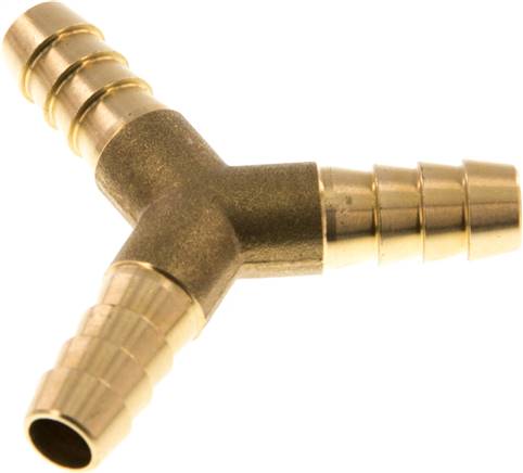 [F299P-X2] 9 mm (3/8'') Brass Y Hose Connector [2 Pieces]