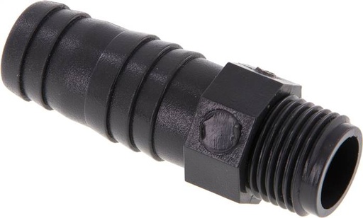 [F29AB-X5] 20 mm & G1/2'' PVC-U Hose Barb Male 70mm EN 1452-3 [5 Pieces]