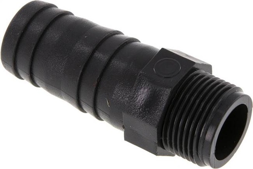 [F29AC-X5] 25 mm (1'') & G3/4'' PVC-U Hose Barb Male 76mm EN 1452-3 [5 Pieces]