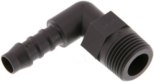 [F29F5-X5] Raccordement pour tuyau flexible 8 mm (5/16'') et R3/8'' PA 6 avec filetage mâle [5 pièces].