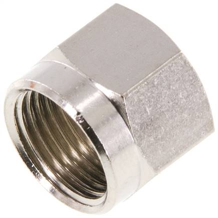 [F2A6F-X10] 8LL (M12x1) Brass Union Nut [10 Pieces]