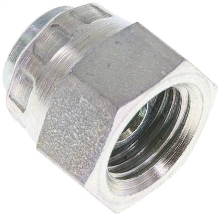 [F2EE3-X2] Einddop G1/4'' Staal met Buitenzeskant 60° Conus 575bar Hydrauliek [2 Stuks]