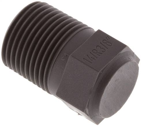 [F2EJR-X10] Plug R3/8'' PA 6 met Buitenzeskant 8bar [10 Stuks]