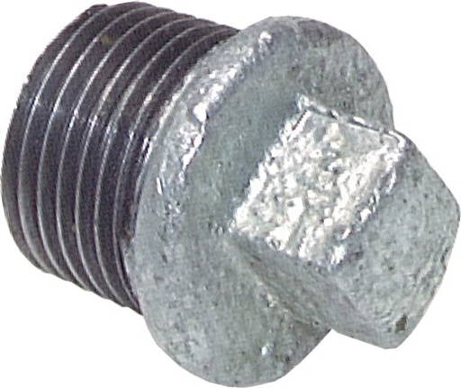 [F2EKH-X10] Plug R1/4" Smeedbaar Gietijzer met Buitenvierkant 25bar [10 Stuks]