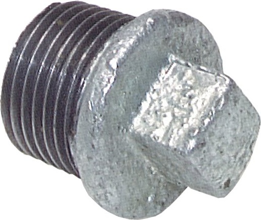 [F2EKK-X5] Plug R1/8'' Malleable cast iron with External Square 25bar (351.25psi) [5 Pieces]