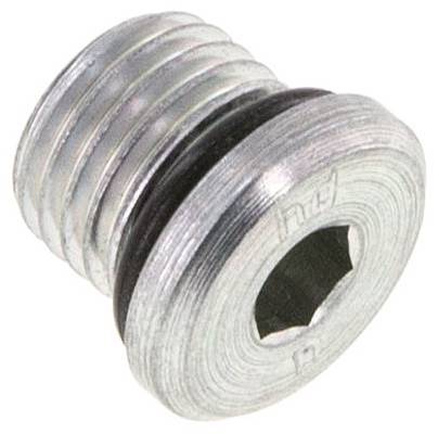 [F2EM9-X2] Plug UNF 7/16''-20 Steel NBR with Internal Hex 630bar (8851.5psi) [2 Pieces]