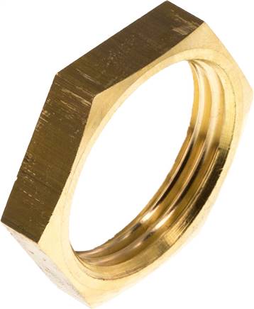 [F2ENJ-X2] Lock Nut G1'' Brass [2 Pieces]