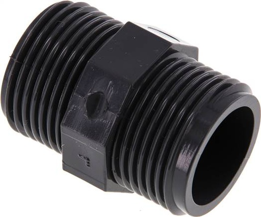 [F2ES6-X5] Reduzier-Doppelnippel G1'' PVC-U 16bar (224.8psi) EN 1452-3 [5 Stück]