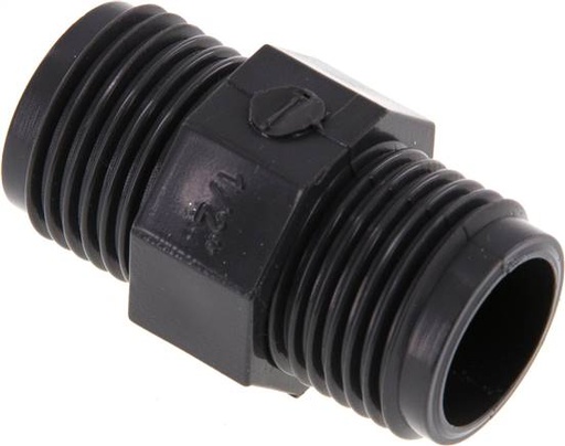 [F2ESE-X5] Reduzier-Doppelnippel G1/2'' PVC-U 16bar (224.8psi) EN 1452-3 [5 Stück]