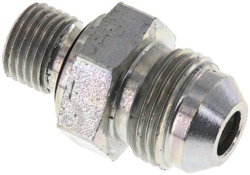 [F2EUV-X2] JIC Double Nipple G1/4'' x UNF 3/4''-16 (Dash Size 8) Steel NBR 275bar (3863.75psi) [2 Pieces]