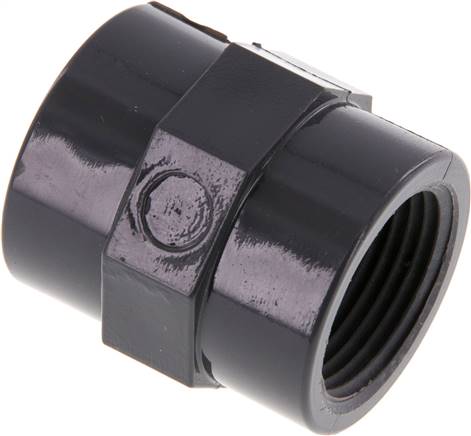 [F2FPV-X2] Muffe Rp3/4'' Innengewinde PVC-U 16bar (224.8psi) EN 1452-3 [2 Stück]