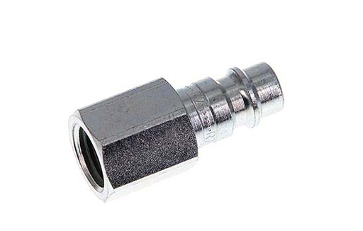 [F2HH2-X2] Hardened steel DN 7.2 (Euro) Air Coupling Plug G 1/4 inch Female [2 Pieces]