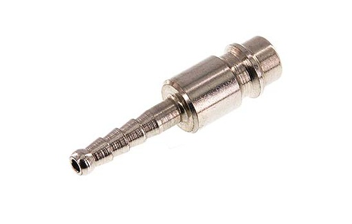 [F2HJF-X2] Hardened steel DN 7.2 (Euro) Air Coupling Plug 4 mm Hose Pillar [2 Pieces]