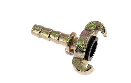 [F2J5B-X2] Cast Iron DN 14 DIN 3489 Twist Claw Coupling 19 mm (3/4'') Hose Barb Collar [2 Pieces]