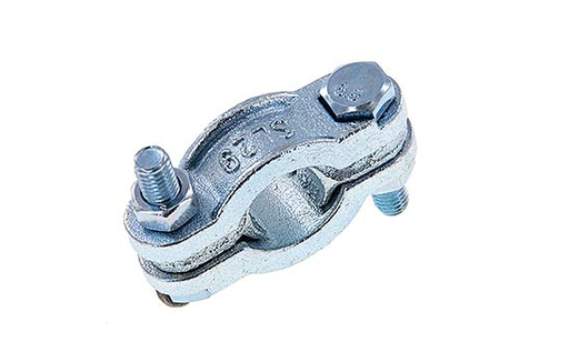 [F2J7B-X2] Malleable Cast Iron Hose Clamp 22-29 mm Twist Claw Coupling DIN 20039A [2 Pieces]