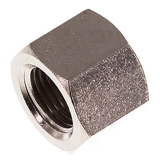 [F2JA7-X2] G 3/4'' Nickel plated Brass End cap 16 Bar [2 Pieces]