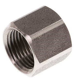 [F2Q3P-X2] M8x1 x 4LL Tuerca de unión de acero inoxidable para anillo de corte [2 Piezas]