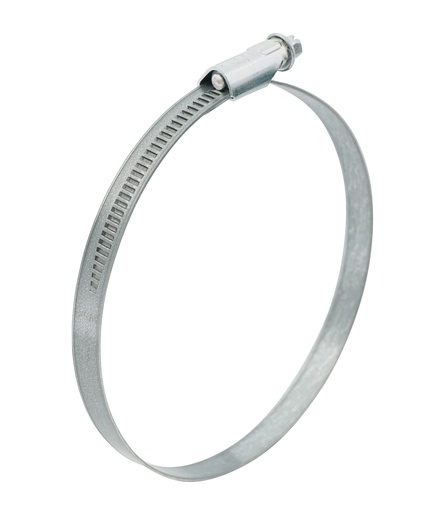 [F2QCD-X2] Abrazadera de manguera de 170 - 190 mm con banda de acero galvanizado de 12 mm - Norma [2 Piezas]